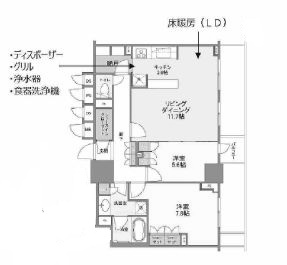 物件○○の間取り図