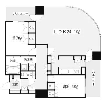 物件○○の間取り図