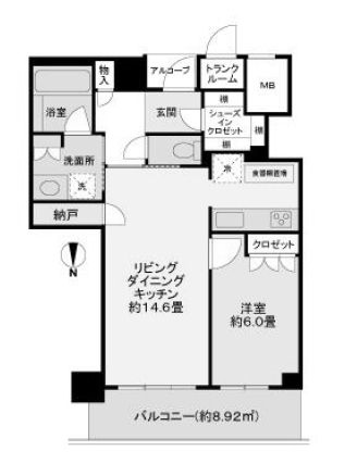 物件○○の間取り図