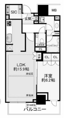 物件○○の間取り図