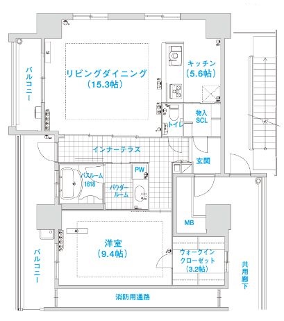 物件○○の間取り図