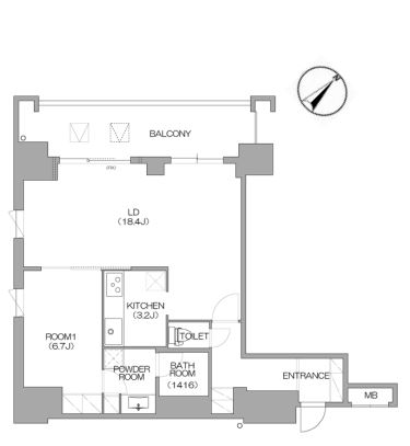 物件○○の間取り図