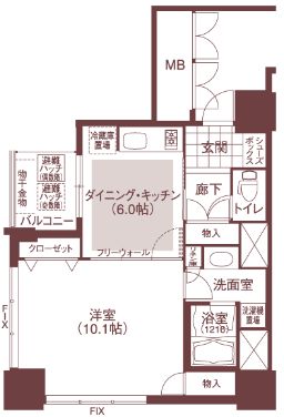 物件○○の間取り図