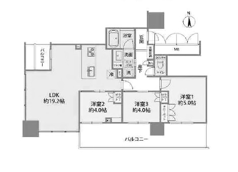 物件○○の間取り図