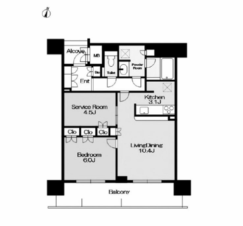 物件○○の間取り図