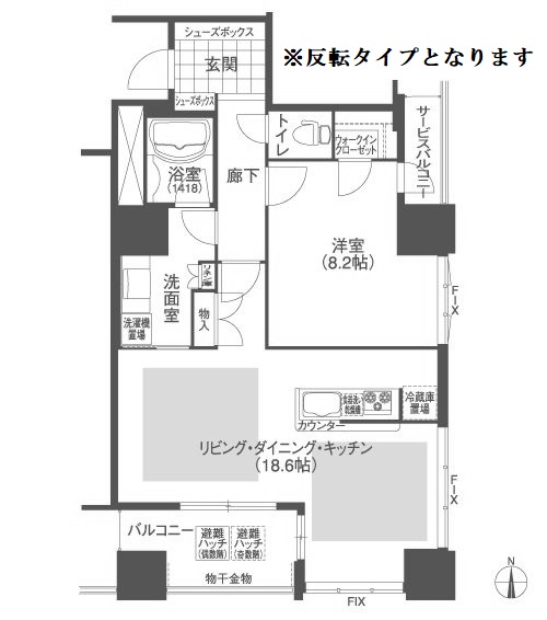 物件○○の間取り図