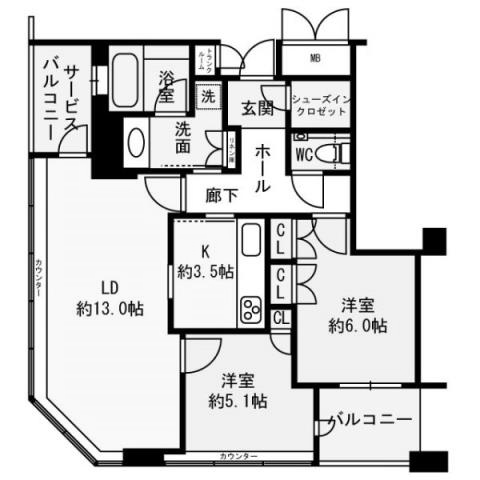 物件○○の間取り図