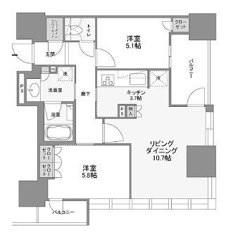 物件○○の間取り図