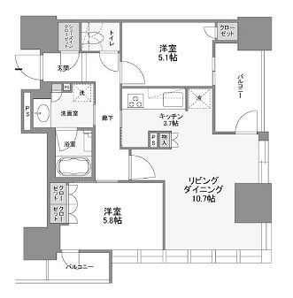 物件○○の間取り図