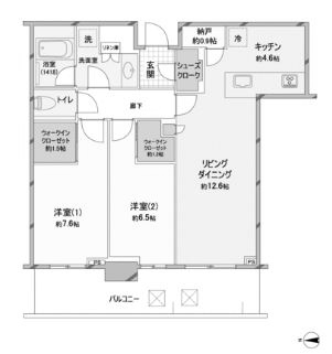 物件○○の間取り図