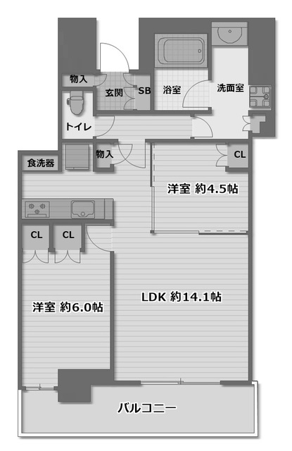 物件○○の間取り図