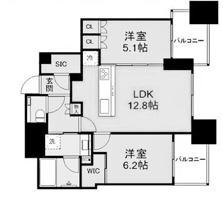 物件○○の間取り図