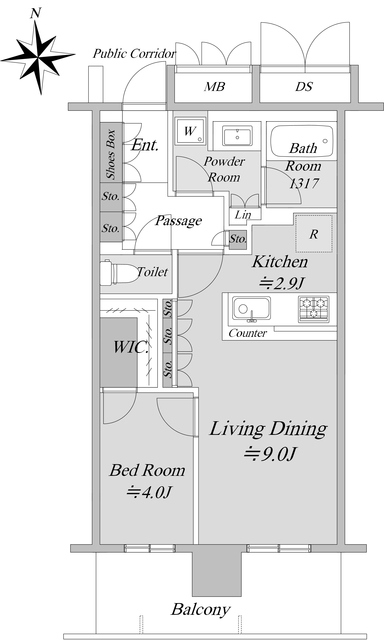 物件○○の間取り図