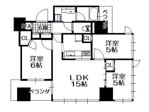 物件○○の間取り図