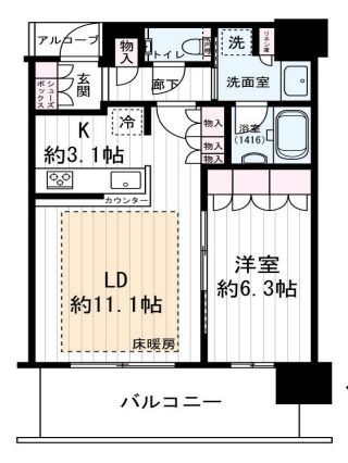 物件○○の間取り図