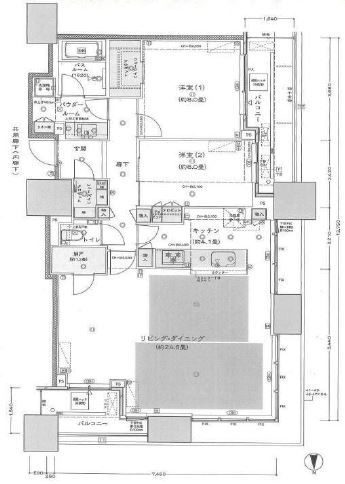 物件○○の間取り図