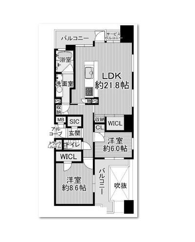 物件○○の間取り図