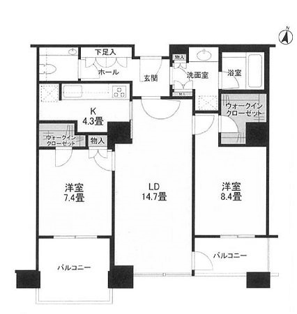 物件○○の間取り図