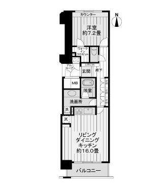 物件○○の間取り図