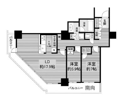 物件○○の間取り図