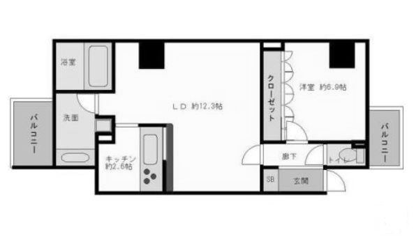 物件○○の間取り図