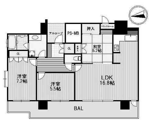 物件○○の間取り図