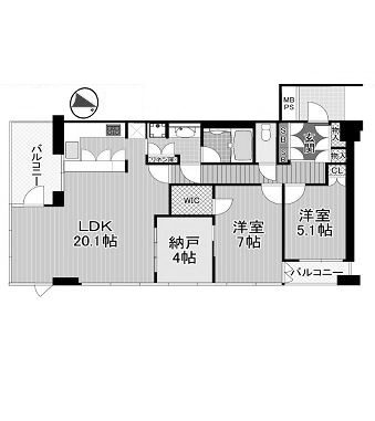 物件○○の間取り図