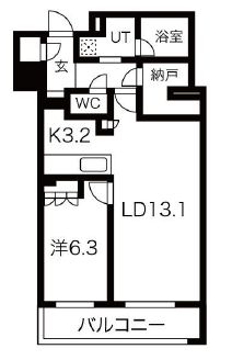 物件○○の間取り図