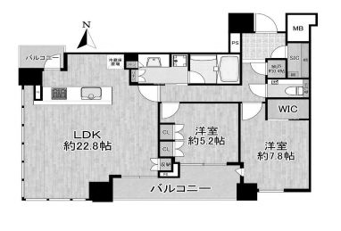 物件○○の間取り図