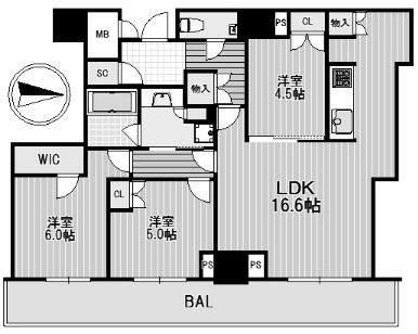 物件○○の間取り図