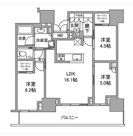 物件○○の間取り図