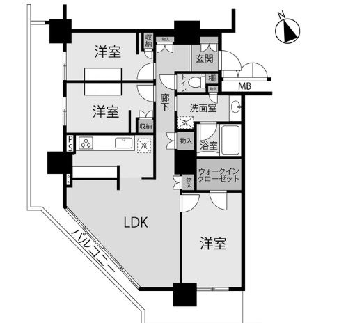 物件○○の間取り図