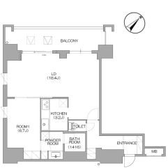 物件○○の間取り図