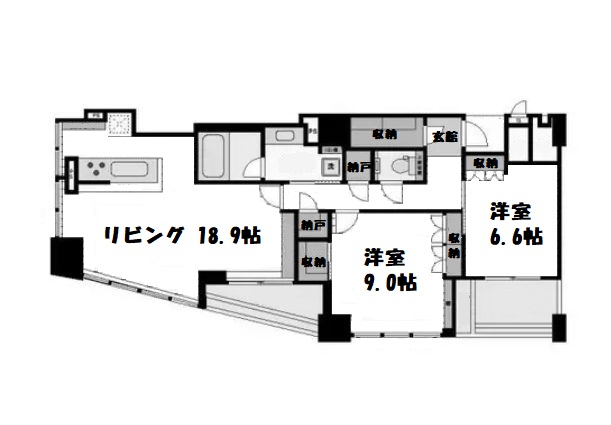 物件○○の間取り図