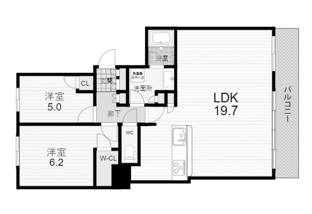 物件○○の間取り図