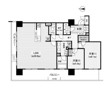 物件○○の間取り図