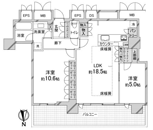 物件○○の間取り図