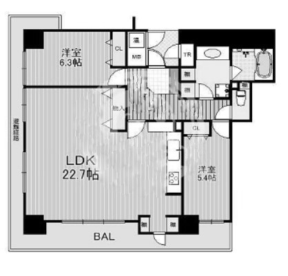 物件○○の間取り図