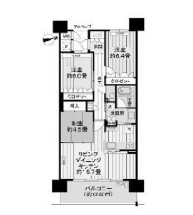 物件○○の間取り図