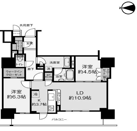 物件○○の間取り図