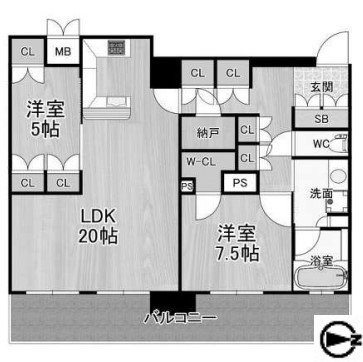 物件○○の間取り図