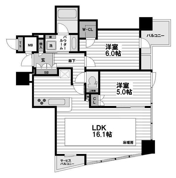 物件○○の間取り図