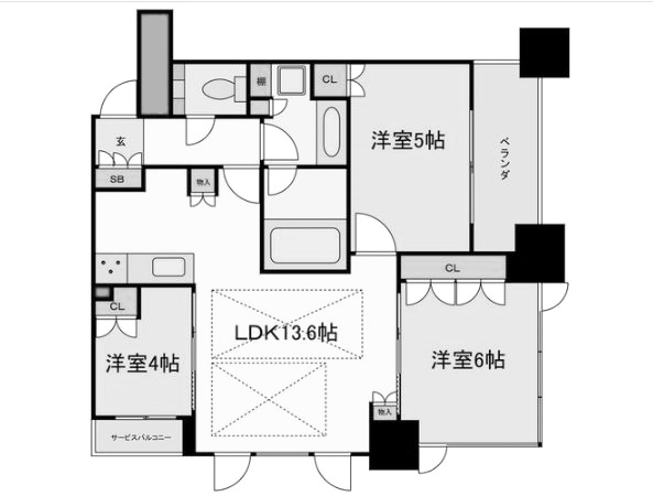 物件○○の間取り図