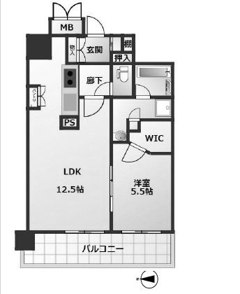 物件○○の間取り図