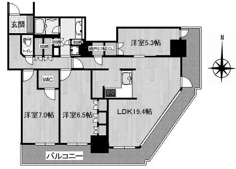 物件○○の間取り図