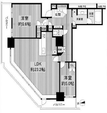 物件○○の間取り図