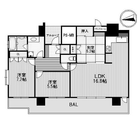 物件○○の間取り図