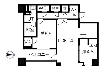 物件○○の間取り図