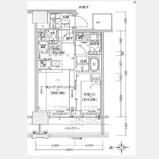 物件○○の間取り図