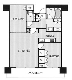 物件○○の間取り図